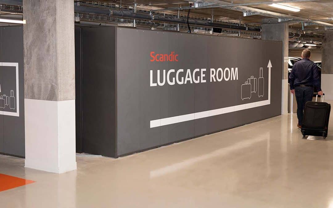 Paketskåp för hotell