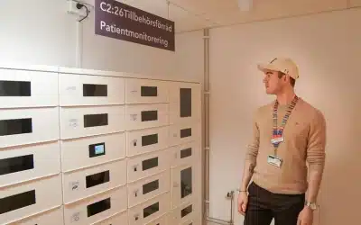 RENZ paketskåp – en nyckelkomponent i Karolinska Universitetssjukhuset hållbarhetssatsning